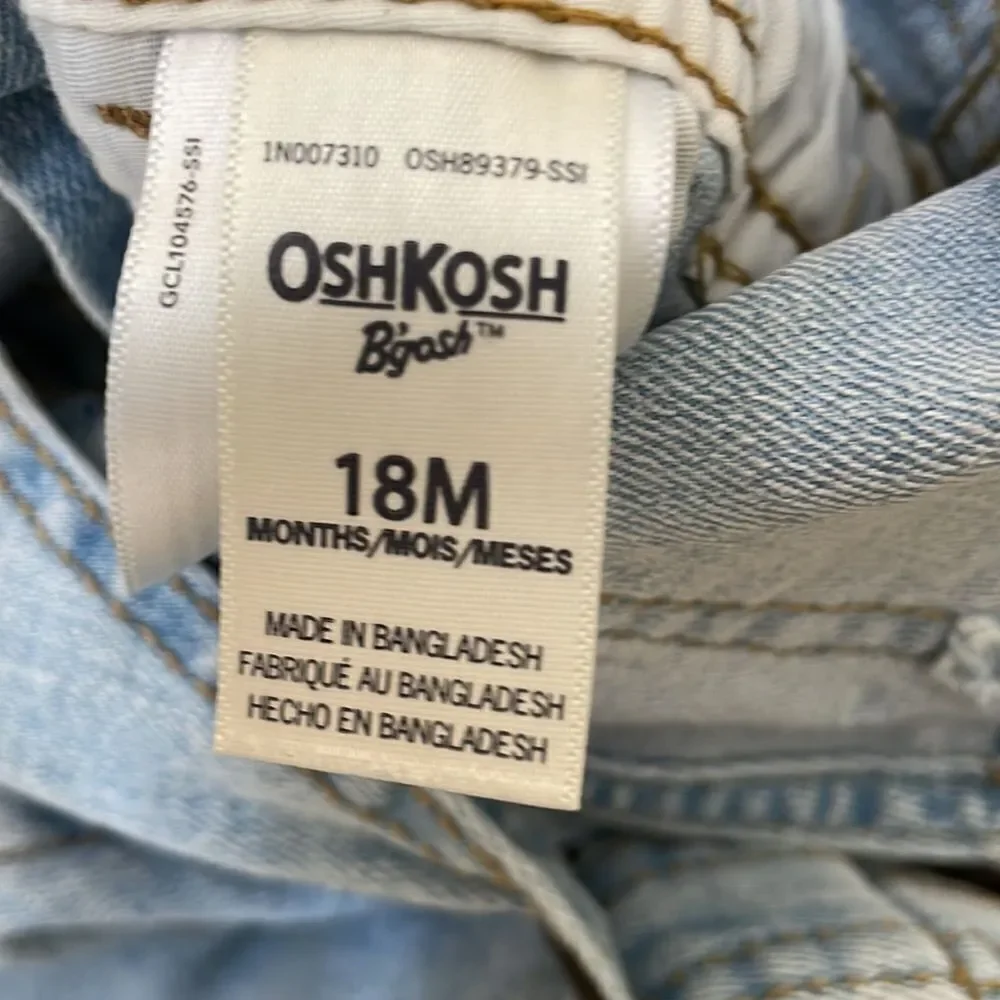 VINTAGE OSH‎ KOSH BLUE DENIM OVERALLS